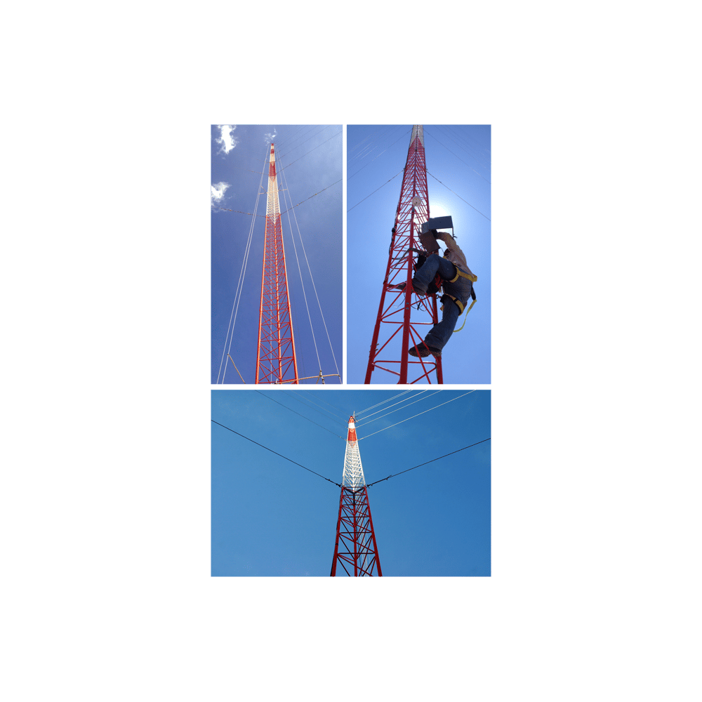 Kit de Torre Arriostrada de Piso de 27 m Altura con Tramo STZ45 Galvan
