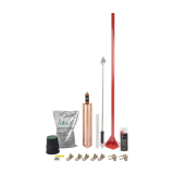 Kit Pararrayo con Punta en Aluminio con Accesorios para Protección de
