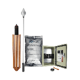 Kit Pararrayo con Punta en Aluminio con Accesorios para Protección de
