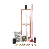 Kit Pararrayo con Punta en Aluminio con Accesorios para Protección de