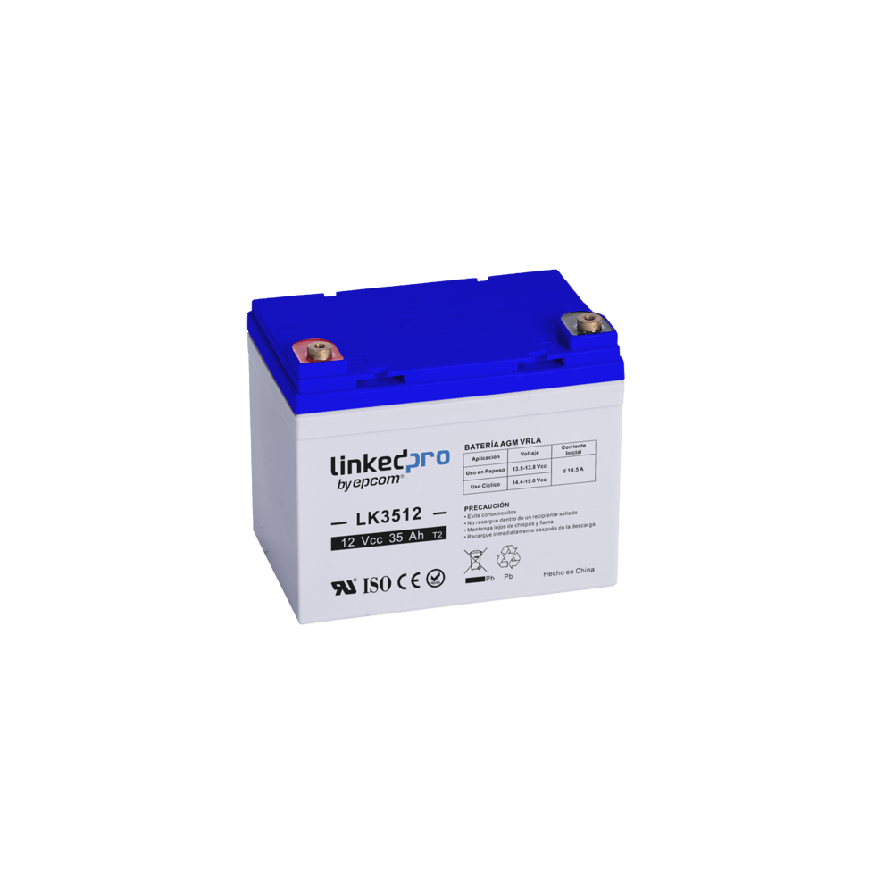 Batería de respaldo 12 V | 35 Ah | AGM | Especial para Seguridad Elect