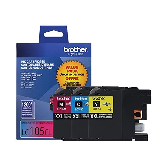 CARTUCHO DE TINTA BROTHER LC105C CYAN SUPER ALTO RENDIMIENTO 1200 PAG