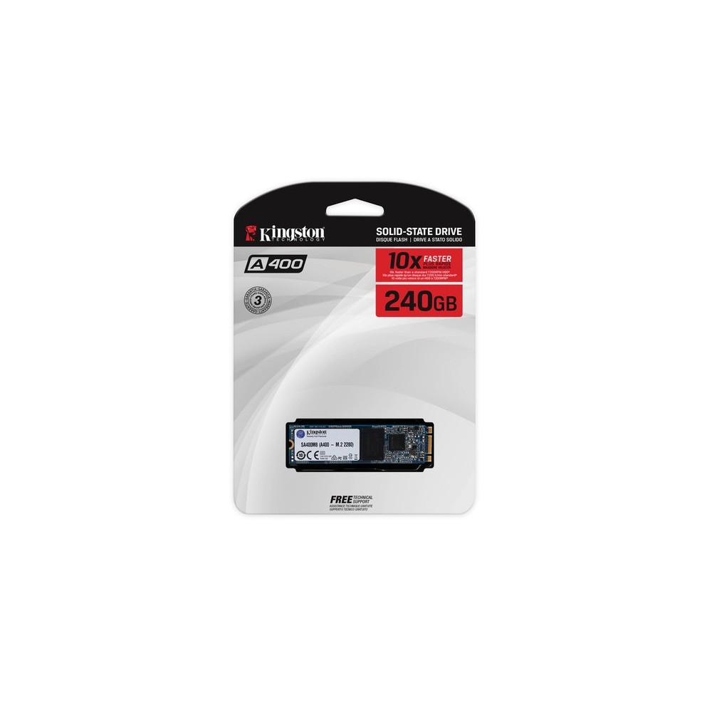 UNIDAD SSD KINGSTON SSDNOW A400 240GB M.2 2280(SA400M8/240G)