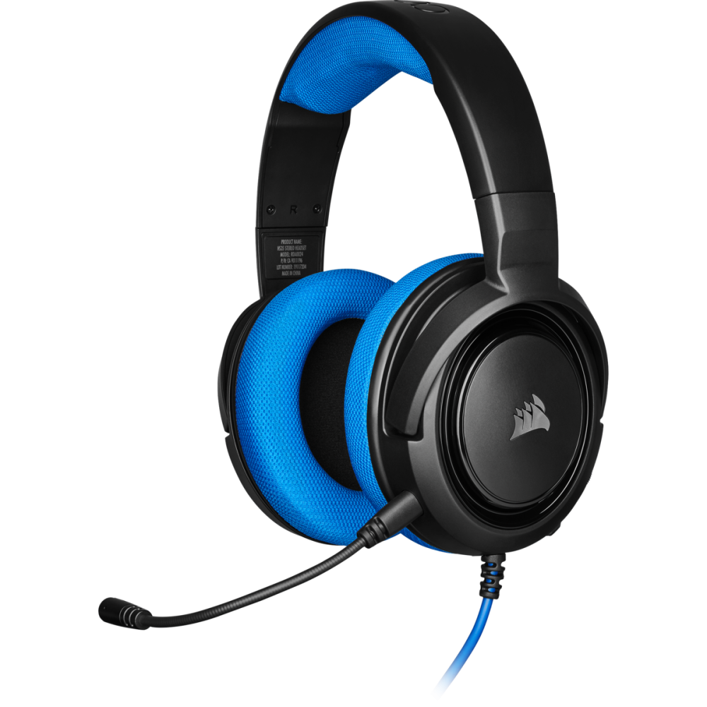 HEADSET CORSAIR HS35 STEREO GAMING BLUE 3.5 MM CA-9011196-NA