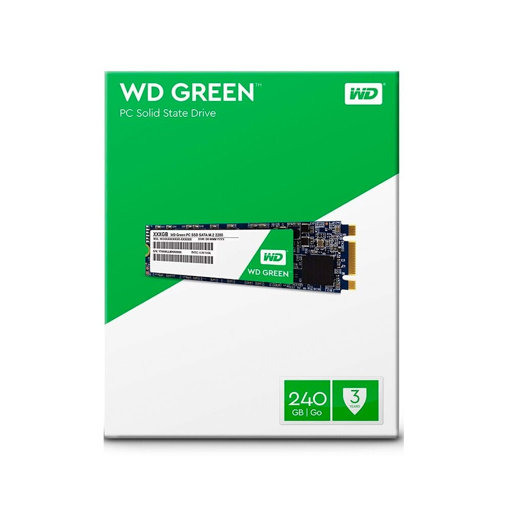 UNIDAD SSD M.2 WD 240GB WDS240G2G0B GREEN SATA III