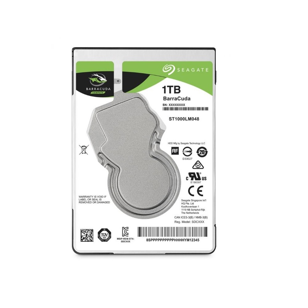 DISCO DURO INTERNO SEAGATE 1TB 2.5 ST1000LM048 7MM 5400RPM BARRACUDA