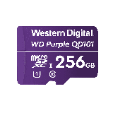 MEMORIA WD PURPLE MICRO SDXC 256GB CL10 U1 QD101 (WDD256G1P0C)