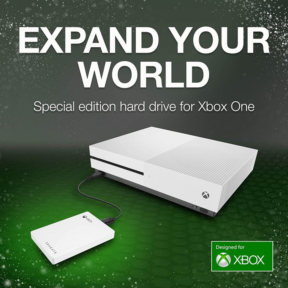 DISCO DURO EXTERNO SEAGATE STEA2000417 2TB USB 3.0 BLANCO XBOX