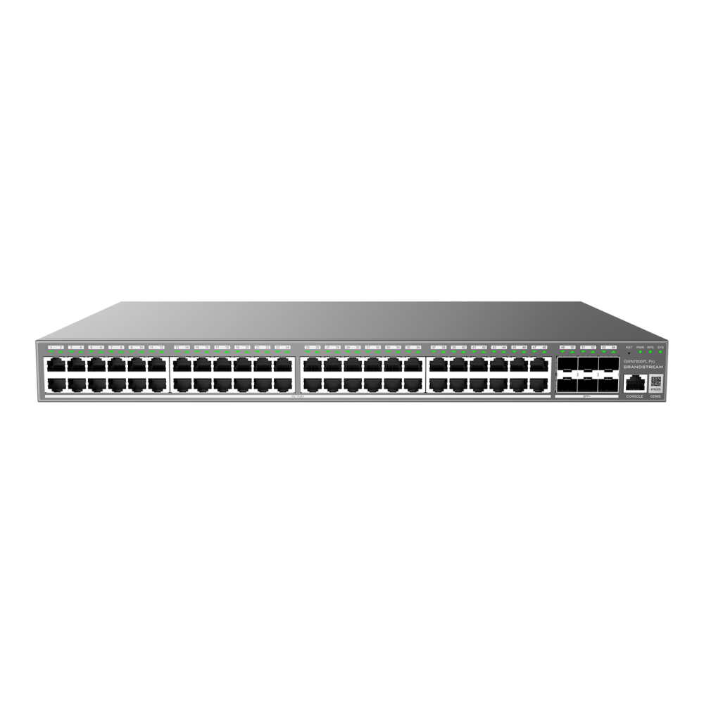 GWN7806PL-Pro, Switch PoE Administrable capa 2++, 48 x GigaEth PoE/PoE