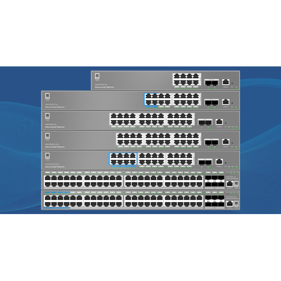 GWN7806PL-Pro, Switch PoE Administrable capa 2++, 48 x GigaEth PoE/PoE