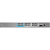 GWN7803PH-Pro, Switch PoE Administrable capa 2++, 24 x GigaEth PoE/PoE