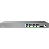 GWN7802P Pro, Switch PoE Administrable capa 2++, 16 x GigaEth PoE/PoE+