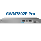 GWN7802P Pro, Switch PoE Administrable capa 2++, 16 x GigaEth PoE/PoE+