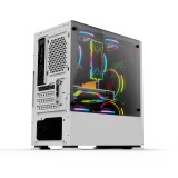 GABINETE YEYIAN YCH-042820 HAIZEN 2500 MICROATX C/T 3V ARGB/MESH/BLANC