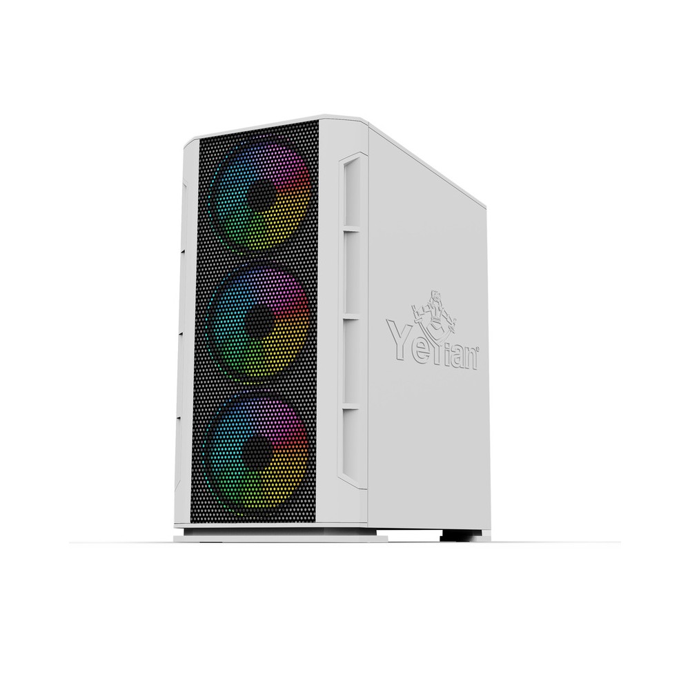 GABINETE YEYIAN YCH-042820 HAIZEN 2500 MICROATX C/T 3V ARGB/MESH/BLANC