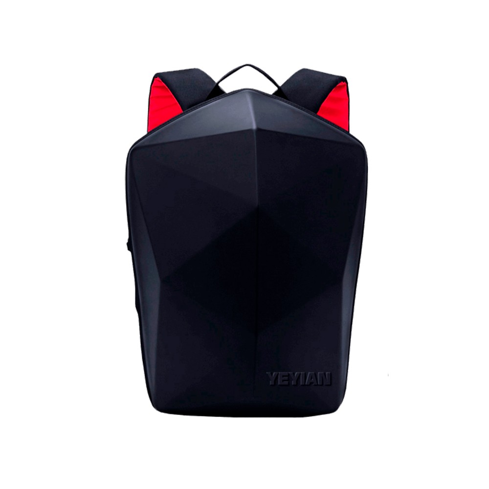 MOCHILA YEYIAN YMS-23801 GAMER PARA LAPTOP 15.6" NEGRA C/ ROJO SHELL