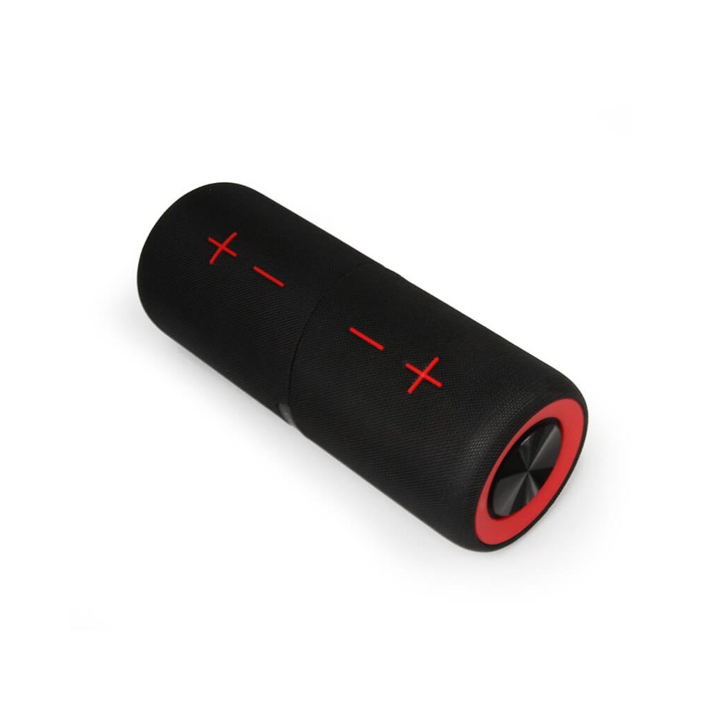 BOCINA GETTTECH GBH-31505R SOUNDCUP TWS 2EN1 BT4 IPX7/3.5MM,NEGROROJO