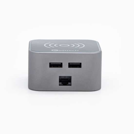HUB GETTTECH TIPO C WIRELESS GHW-69401 HDMI/RJ45/SD/TF/USB/3.5MM