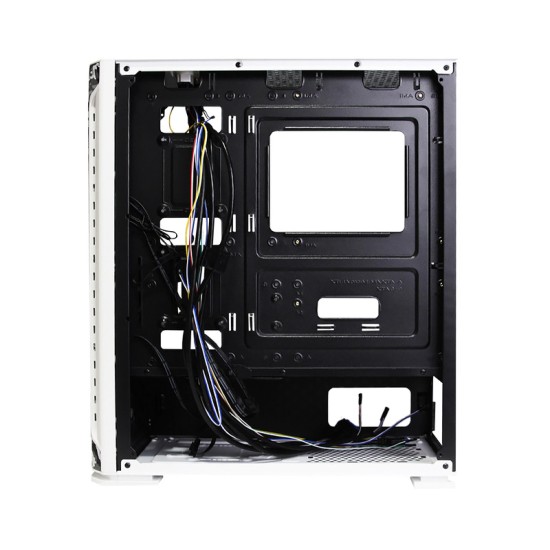 GABINETE YEYIAN YGH-49704 HOLLOW 2500 ATX,C/T 3VEN ARGB/MESH/USB/BLANC