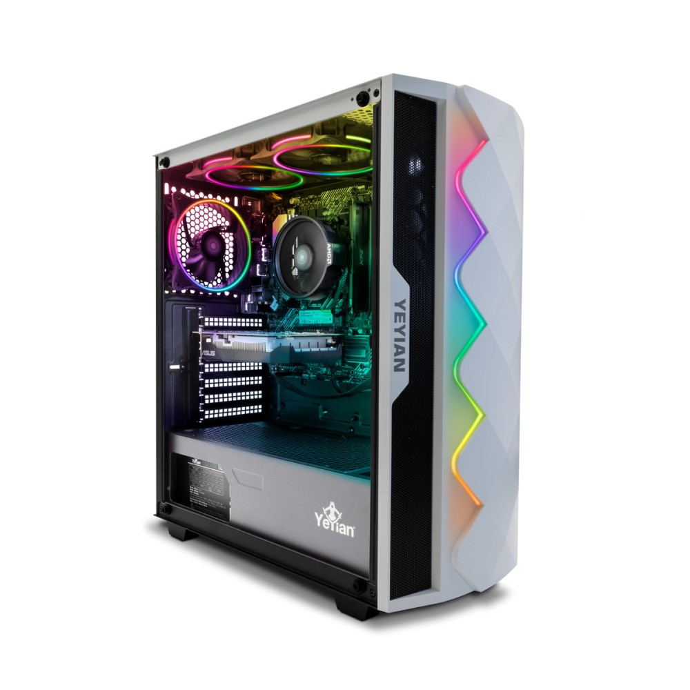 GABINETE YEYIAN YGA-49701 ABYSS 2500 ATX RGB C/T, 3V ARGB,2 USB3.0 NEG
