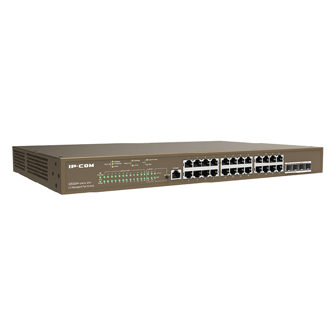 G5328P-24-410W, Switch PoE Administrable, 24 Giga, 4 SFP, 370W