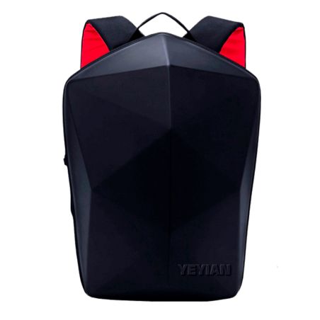 MOCHILA YEYIAN YMS-23801 GAMER PARA LAPTOP 15.6" NEGRA C/ ROJO SHELL