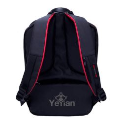 MOCHILA YEYIAN YMS-23801 GAMER PARA LAPTOP 15.6" NEGRA C/ ROJO SHELL
