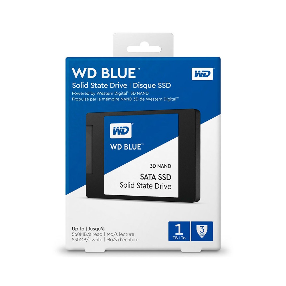 UNIDAD SSD WD 1TB 2.5 PULGADAS WDS100T2B0A BLUE SATA III