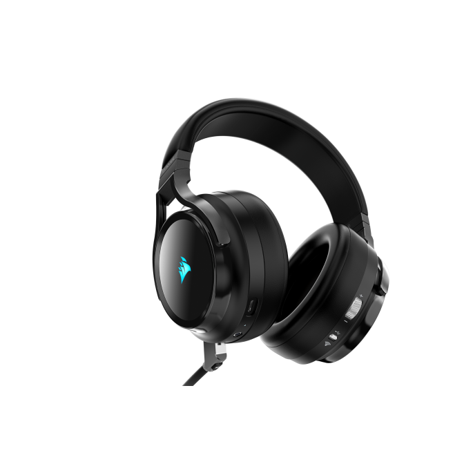 HEADSET CORSAIR VIRTUOSO RGB WIRELESS CARBON CA-9011185-NA