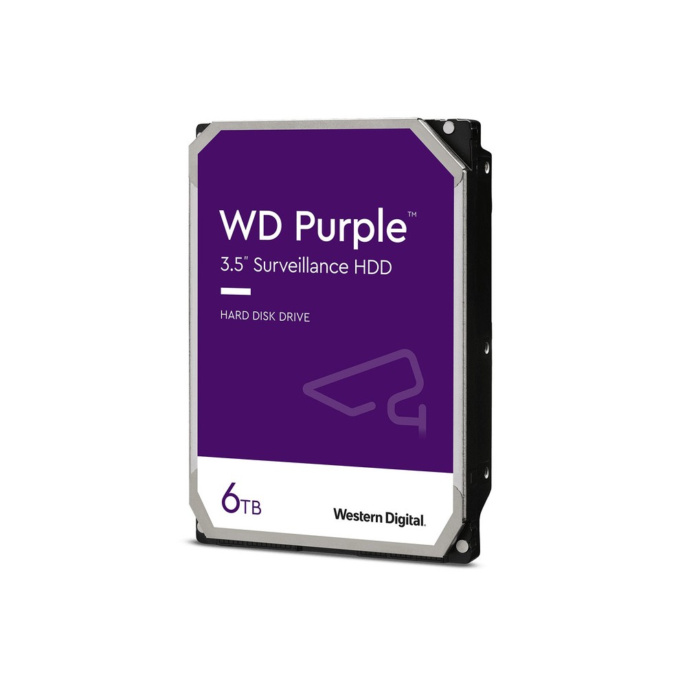DISCO DURO INTERNO WD 6TB 3.5" WD62PURZ 128MB SATA3 5640RPM PURPLE