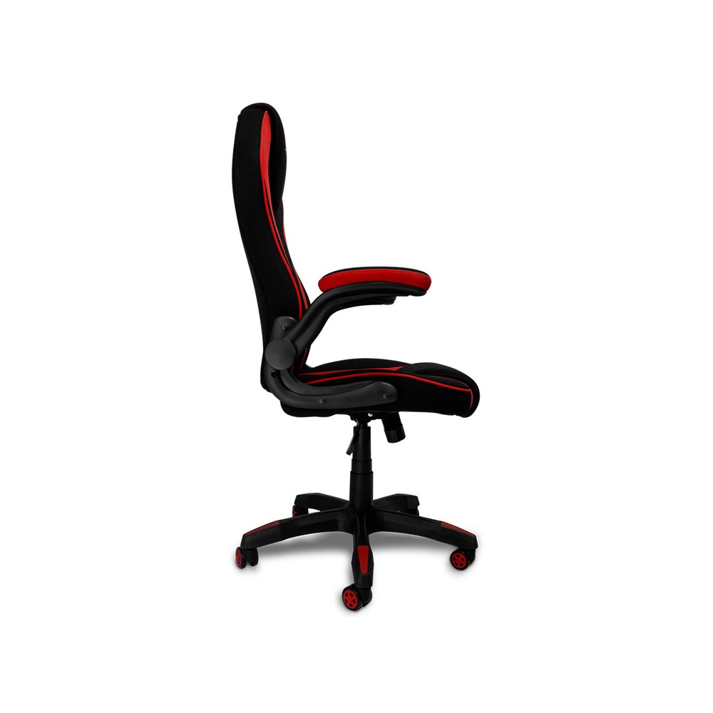 SILLA VORAGO START THE GAME CGC300-RD TELA NEGRO/ROJO BRAZOS ABATIBLES