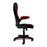 SILLA VORAGO START THE GAME CGC300-RD TELA NEGRO/ROJO BRAZOS ABATIBLES