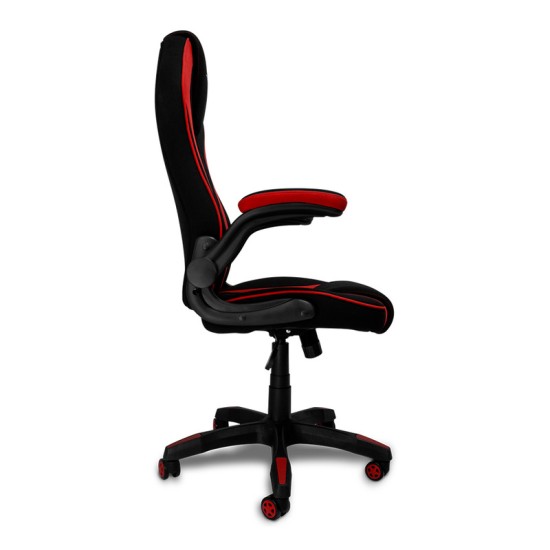 SILLA VORAGO START THE GAME CGC300-RD TELA NEGRO/ROJO BRAZOS ABATIBLES