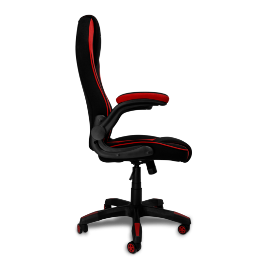 SILLA VORAGO START THE GAME CGC300-RD TELA NEGRO/ROJO BRAZOS ABATIBLES