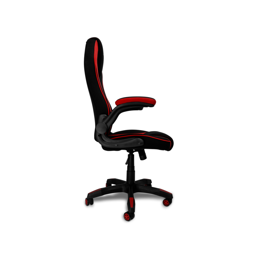 SILLA VORAGO START THE GAME CGC300-RD TELA NEGRO/ROJO BRAZOS ABATIBLES