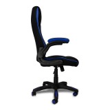 SILLA VORAGO START THE GAME CGC300-BL TELA NEGRO/AZUL BRAZOS ABATIBLES