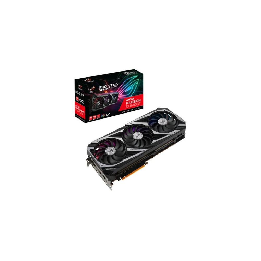 TARJETA DE VIDEO ASUS ROG-STRIX-RX6700XT-O12G-GAMIN 12GB GDDR6 HDMI/DP