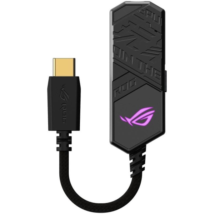 ROG CLAVIS ASUS CONEXIÓN ADAPTADOR USB-C PARA JUEGOS DE 3.5MM CON CANC