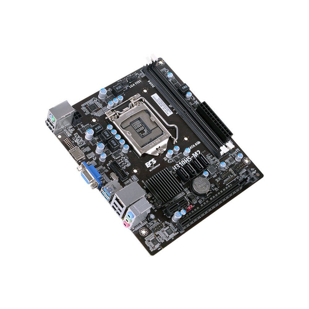TARJETA MADRE ECS H310CH5-M2 2DDR4 PCIE GIGALAN HDMI VGA SOC 1151