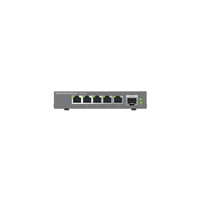 GWN7700M, Switch No Administrable, 5 puertos RJ45 de 100/1000/2500Mbps