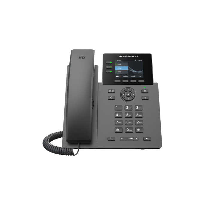 GRP2611G, Teléfono IP HD Carrier-Grade, 3 cuentas SIP, LCD 2.8" color.