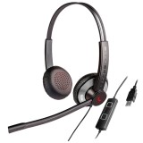 EPIC 512-G, Diadema ambiente extremo y controles, doble mic, USB y gri