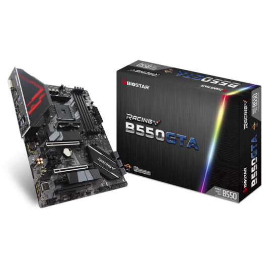 TARJETA MADRE BIOSTAR B550GTA DDR4 HDMI PCIE M.2 RGB 3TH AMD RYZEN AM4