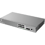 GWN7801P, Switch PoE Administrable capa 2, 8 x GigaEth PoE/PoE+ y 2 x