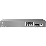 GWN7801P, Switch PoE Administrable capa 2, 8 x GigaEth PoE/PoE+ y 2 x