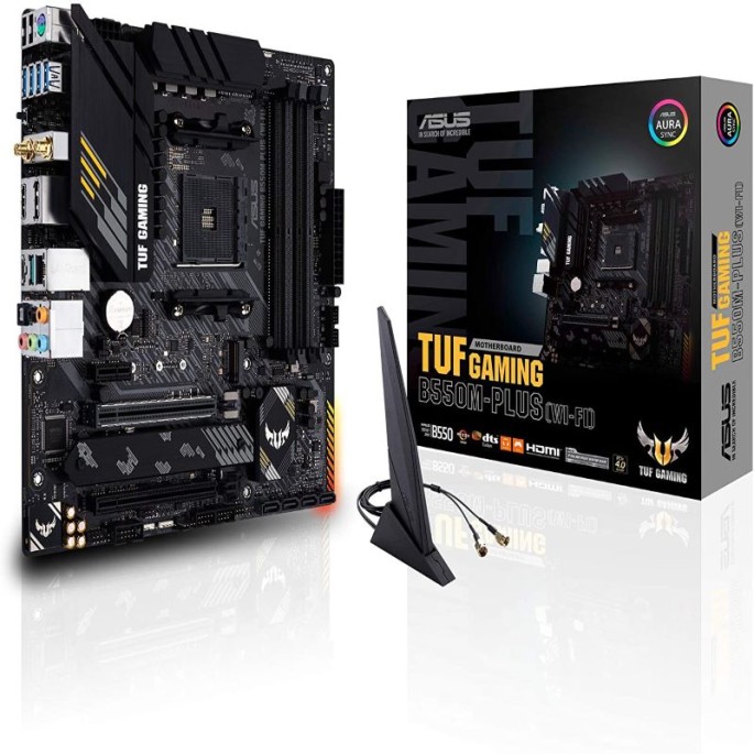 TARJETA MADRE ASUS TUF GAMING B550M-PLUS (WI-FI) DDR4/4 DIMM/HDMI 2.1