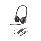 HP POLY BLACKWIRE 3220 USB-C HEADSET USB-C/A ADAPTER (BULK)