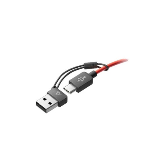 HP POLY BLACKWIRE 3220 USB-C HEADSET USB-C/A ADAPTER (BULK)