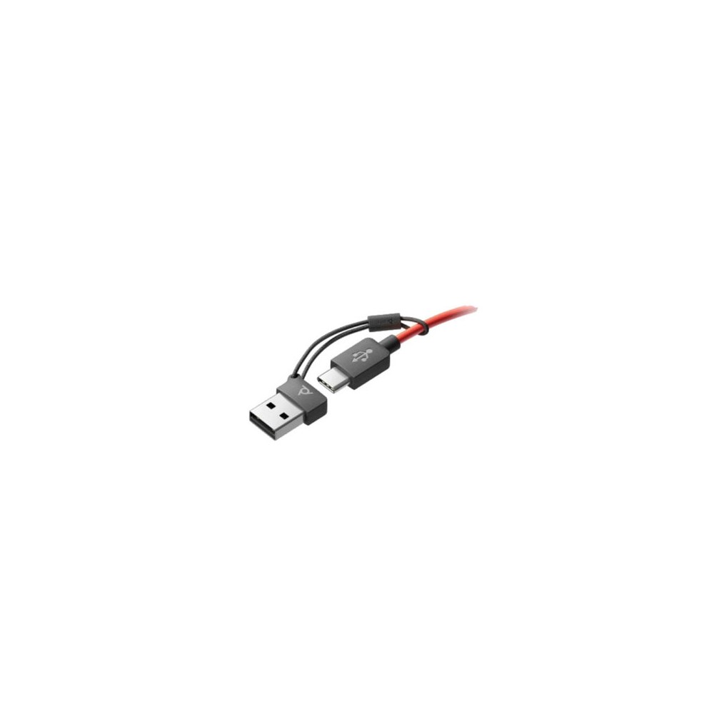 HP POLY BLACKWIRE 3220 USB-C HEADSET USB-C/A ADAPTER (BULK)