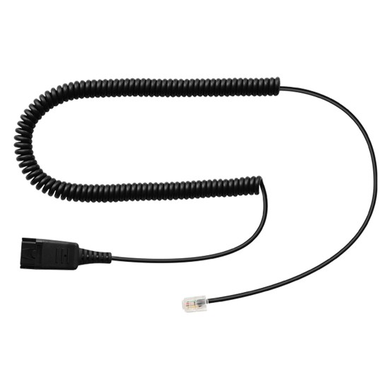 DN1008, Cable de conexión QD tipo Poly a plug RJ09 para Yealink, Snom,